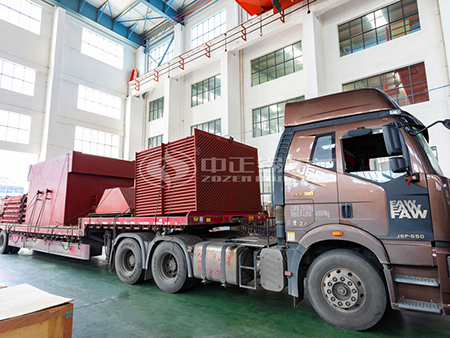 燃?xì)庹羝仩t裝車發(fā)貨中